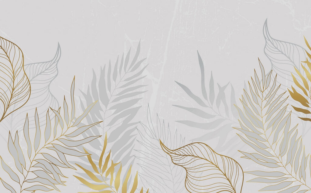 Delicate leaves in soothing hues Delicate leaves in soothing hues