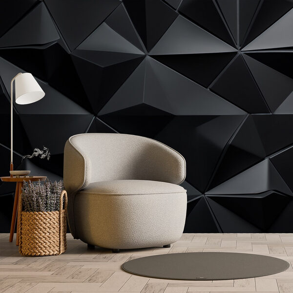 Black and grey triangle pattern Black and grey triangle pattern