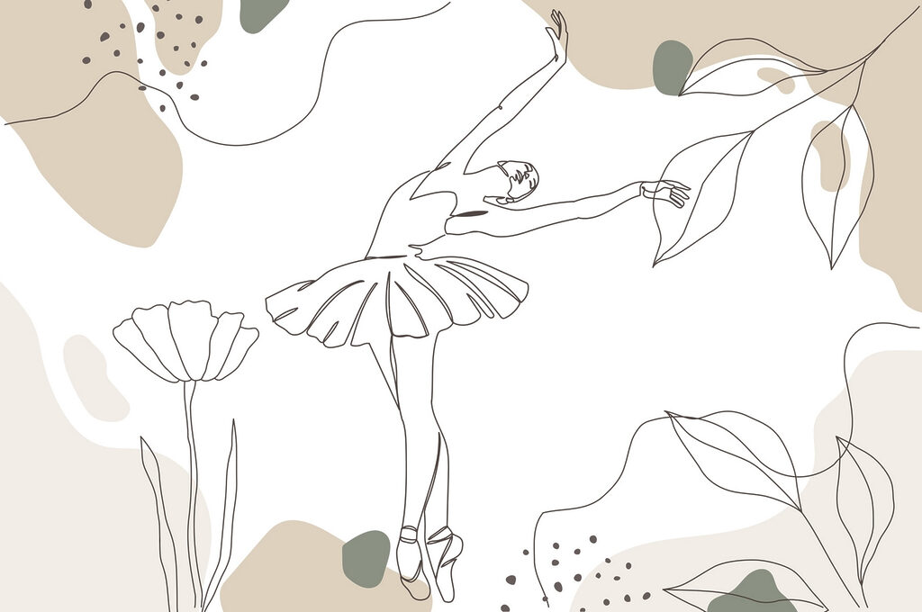 Drawing of a ballerina w01994p 1024x680 - Drawing of a ballerina