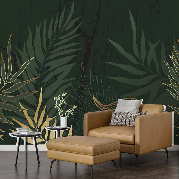 Botanical elegance on a dark backdrop Botanical elegance on a dark backdrop