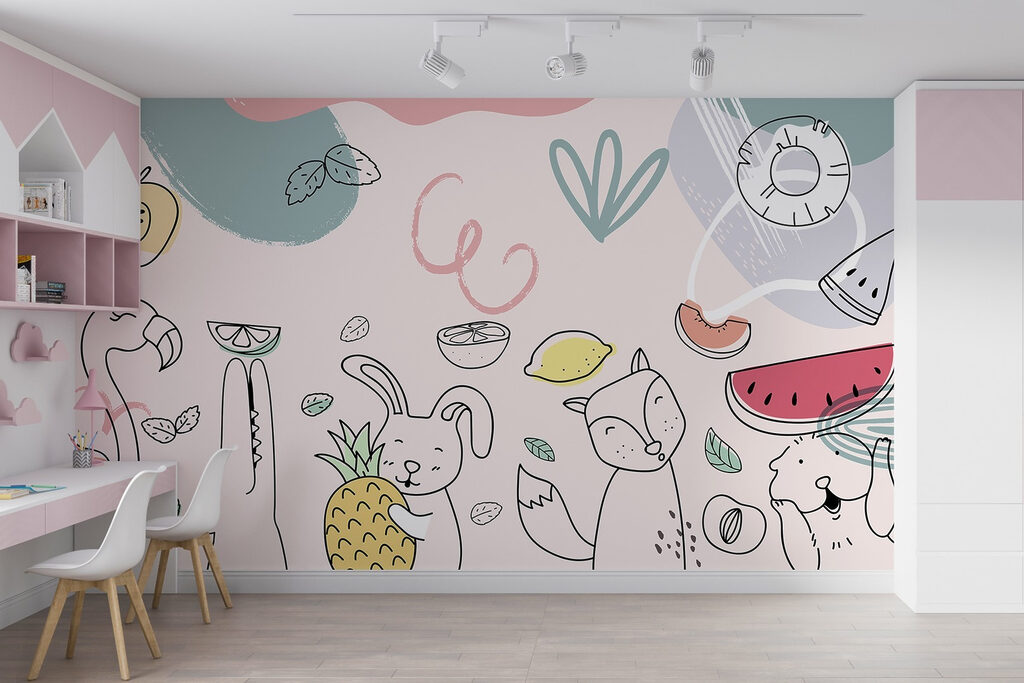 w02001pir3mr 1024x683 - Cartoon animals holding fruits