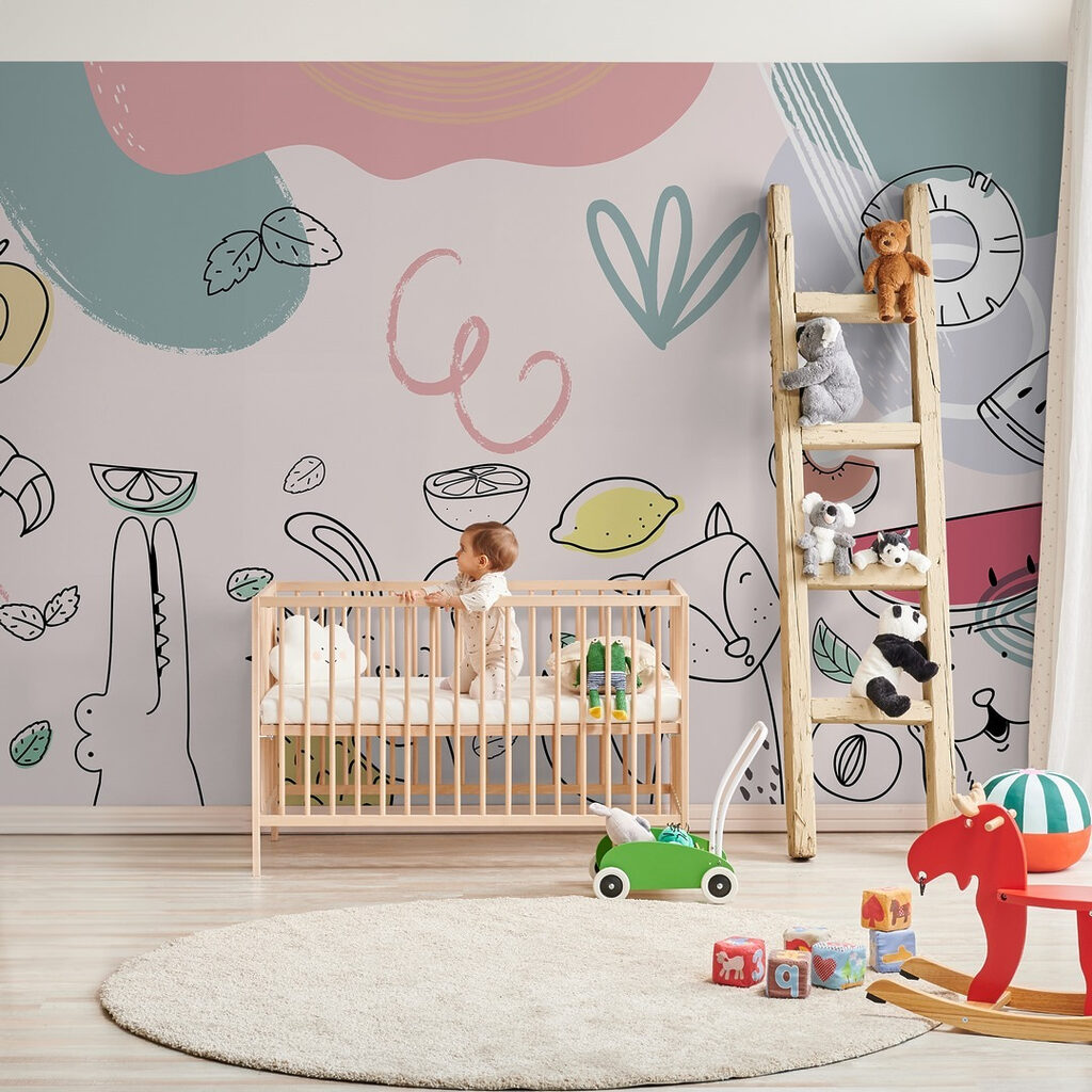 w02001pir6ms 1024x1024 - Cartoon animals holding fruits