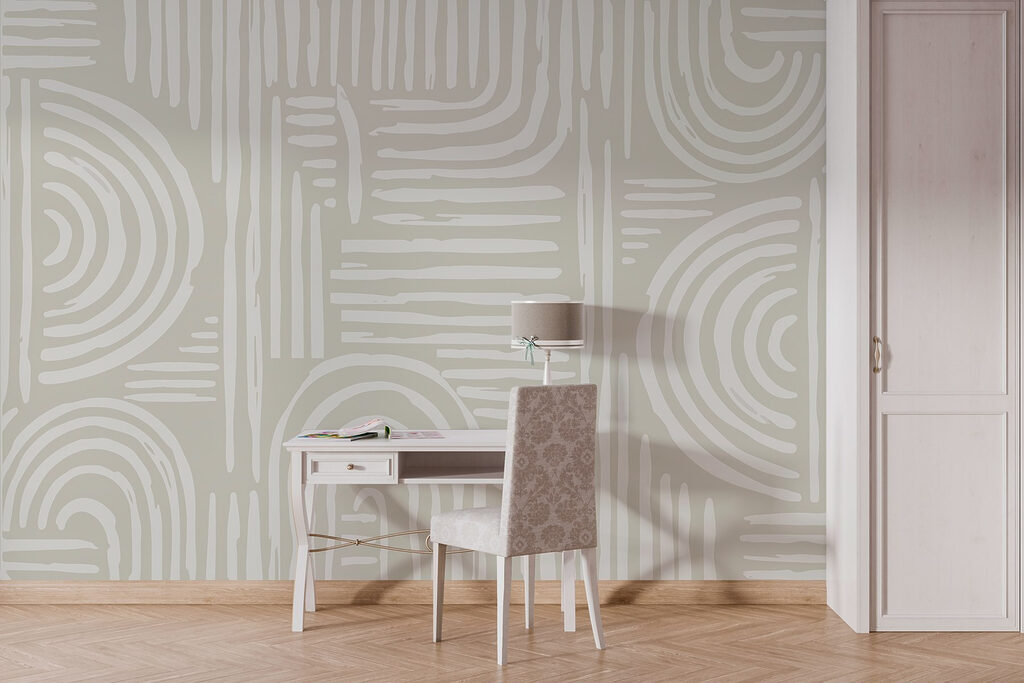 White and gray pattern