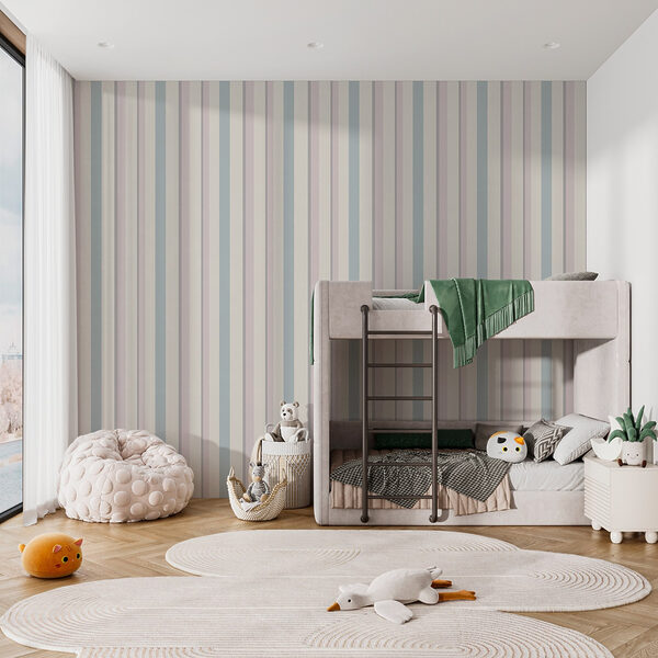 Stripes in soft, calm hues. Stripes in soft, calm hues.