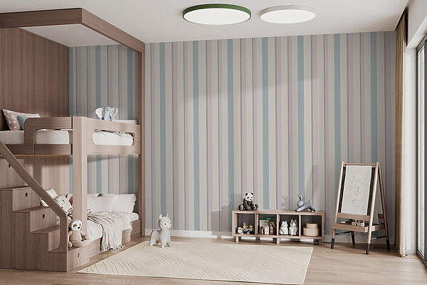 Stripes in soft, calm hues. Stripes in soft, calm hues.
