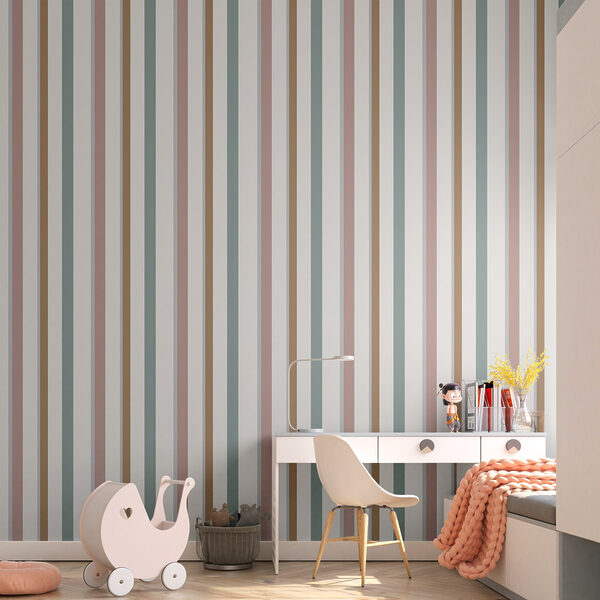 Abstract stripes in soft pastel tones. Abstract stripes in soft pastel tones.