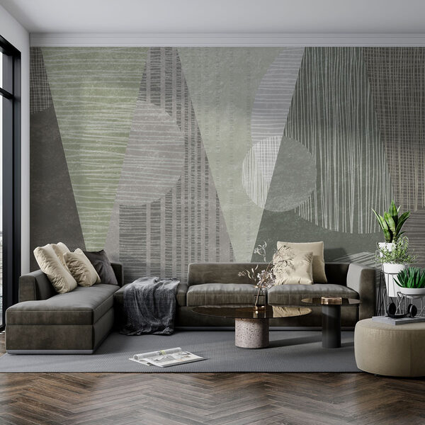 Abstract shapes in muted tones. Abstract shapes in muted tones.