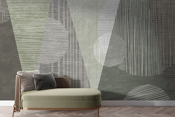 Abstract shapes in muted tones. Abstract shapes in muted tones.