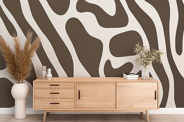 Abstract organic shapes in muted tones Abstract organic shapes in muted tones