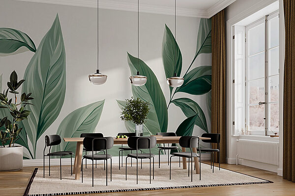 Nature's elegance in soft greens. Nature's elegance in soft greens.