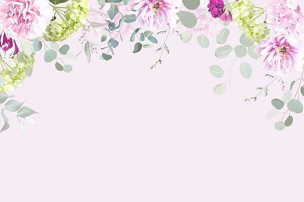 Group of flowers and leaves w02016p 600x400 - Group of flowers and leaves