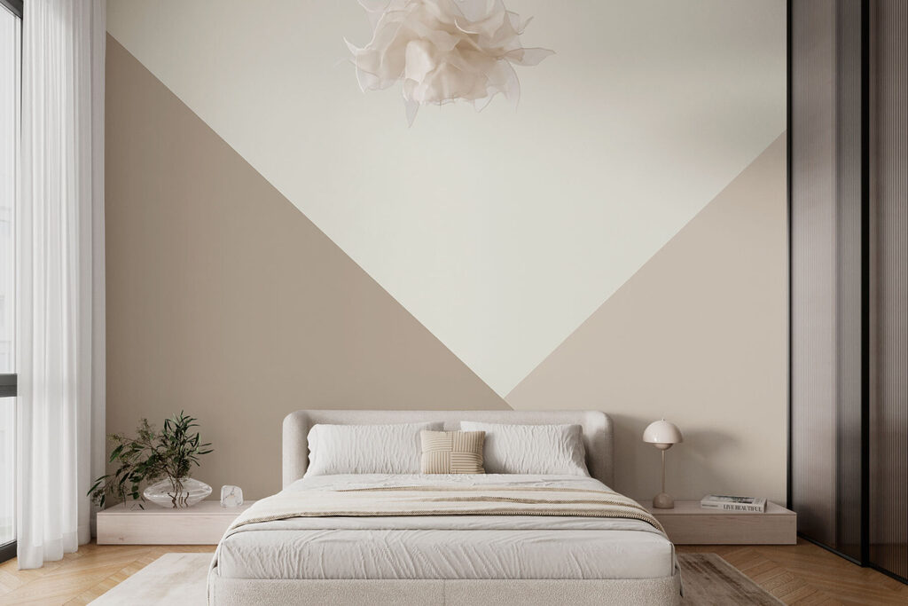 White and grey triangle White and grey triangle