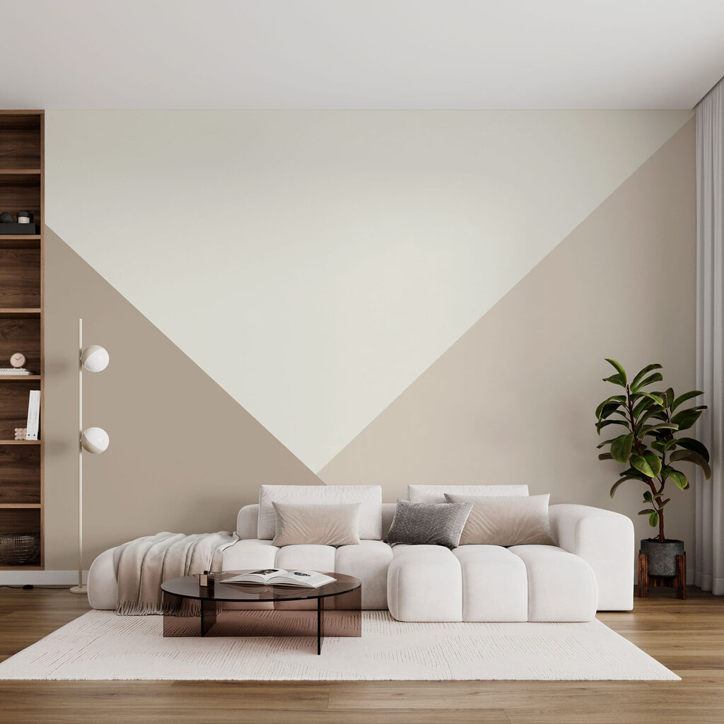 White and grey triangle White and grey triangle
