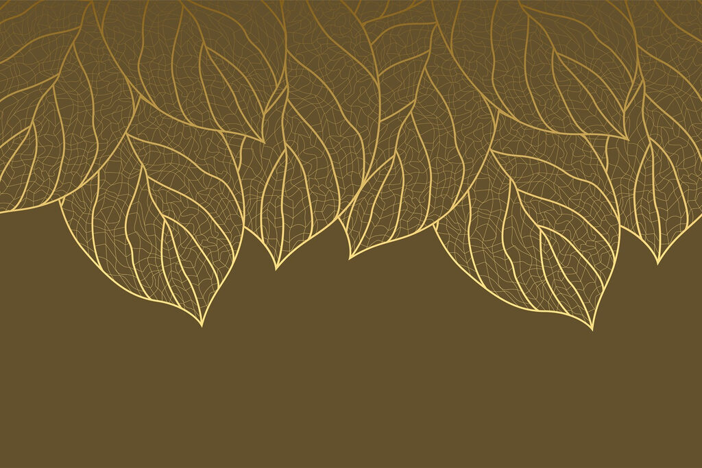 Elegant leaf patterns on a muted background Elegant leaf patterns on a muted background