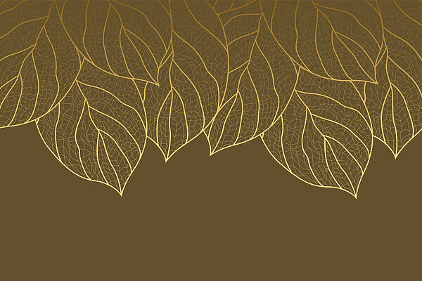 Elegant leaf patterns on a muted background Elegant leaf patterns on a muted background