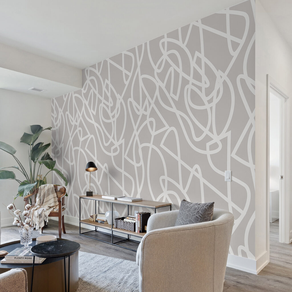 White lines on a gray background White lines on a gray background