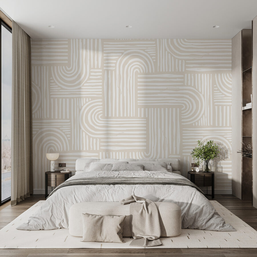 White and gray pattern