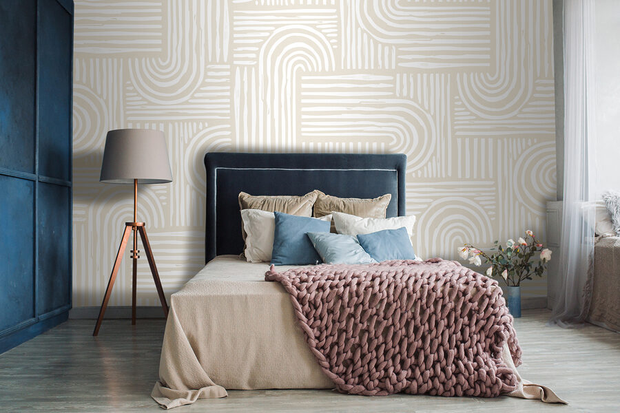 White and gray pattern