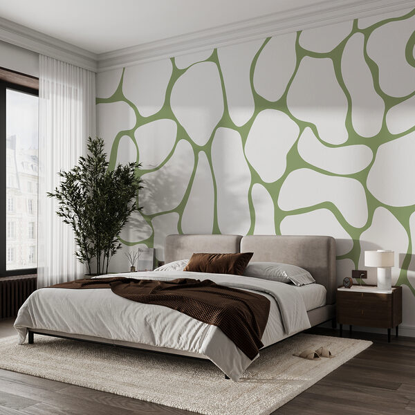 White and green pattern White and green pattern