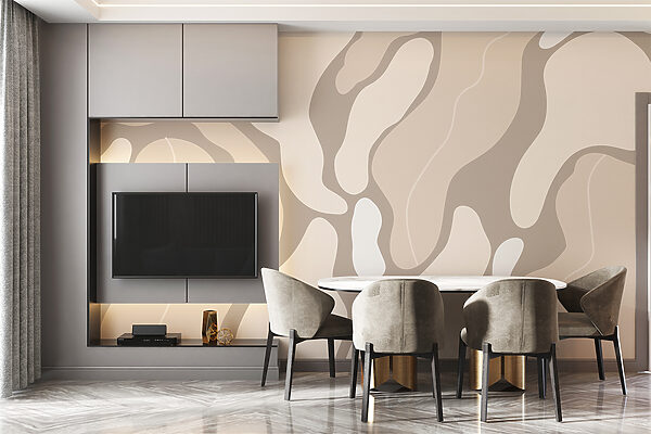 Abstract shapes in soft tones. Abstract shapes in soft tones.