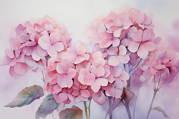 Group of pink flowers w02041p 600x400 - Group of pink flowers
