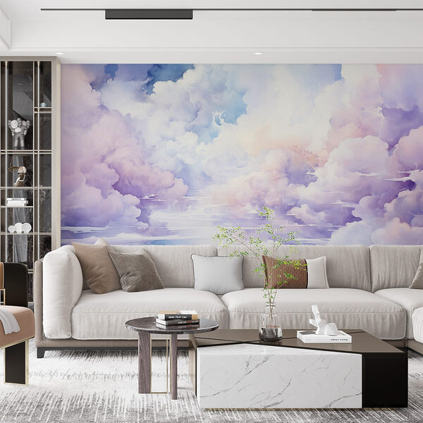Watercolor painting of clouds Watercolor painting of clouds