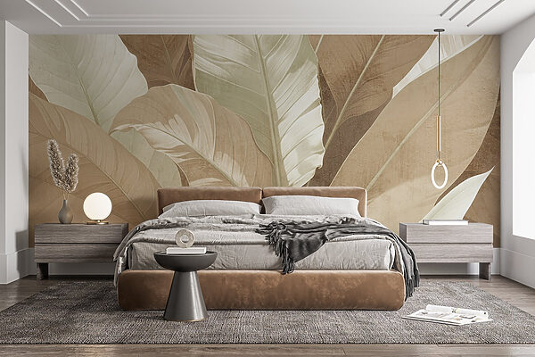 Serene foliage in muted tones Serene foliage in muted tones
