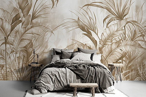 Lush foliage in earthy tones Lush foliage in earthy tones
