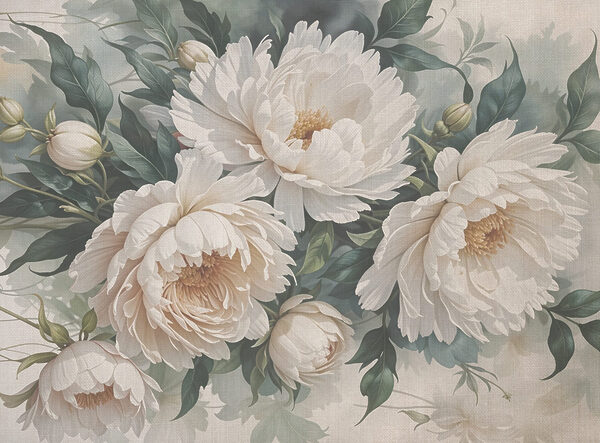 Delicate blooms in soft hues. Delicate blooms in soft hues.