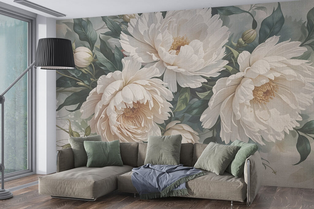 Delicate blooms in soft hues