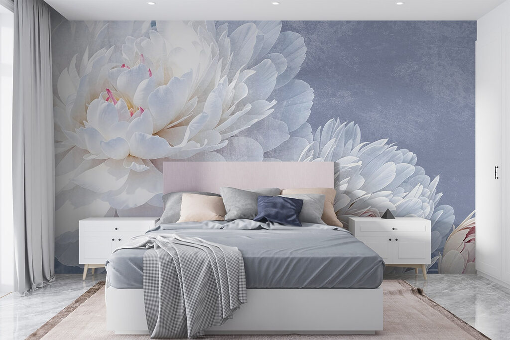 Delicate blooms in soft colors