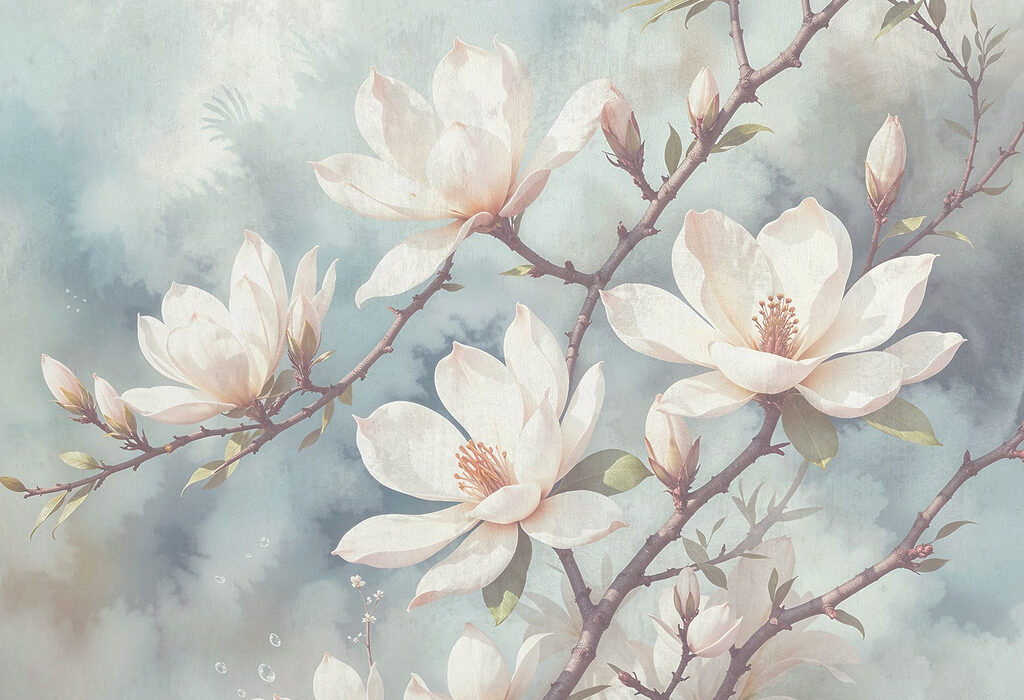 Delicate blossoms in soft colors Delicate blossoms in soft colors