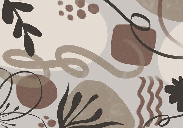 Abstract shapes in earth tones. Abstract shapes in earth tones.