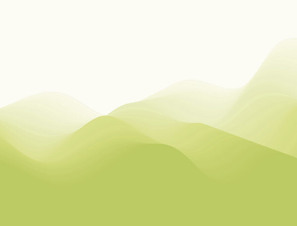 Green hills with white background Green hills with white background