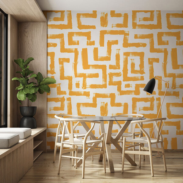 Pattern of orange lines Pattern of orange lines