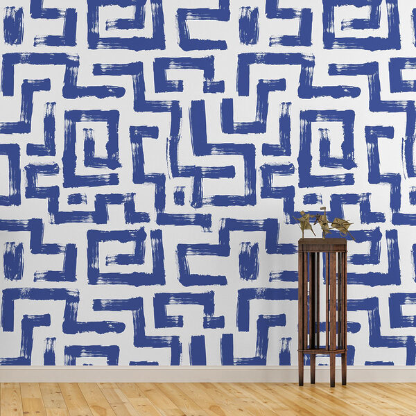 Pattern of blue lines Pattern of blue lines