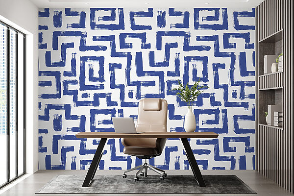 Pattern of blue lines Pattern of blue lines