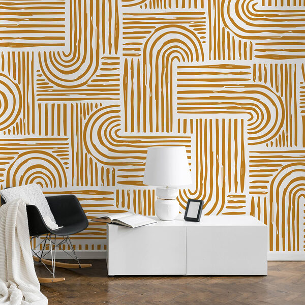 Pattern of lines and curves Pattern of lines and curves