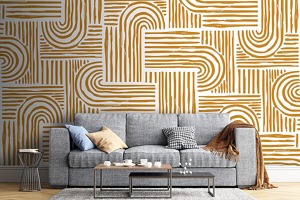 Pattern of lines and curves Pattern of lines and curves