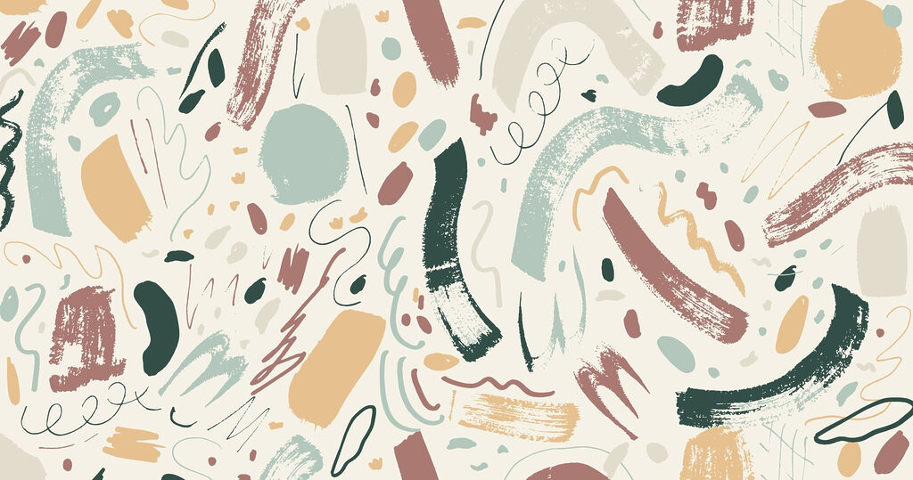Pattern of colorful paint strokes Pattern of colorful paint strokes