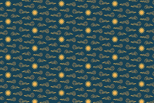 Pattern of clouds and sun Pattern of clouds and sun
