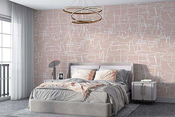 White lines on a pink background White lines on a pink background