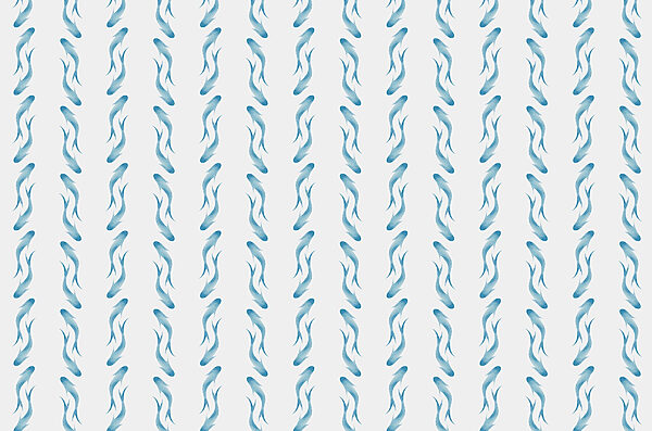 Pattern of blue fish Pattern of blue fish