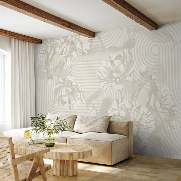 Muted florals with playful patterns. Muted florals with playful patterns.