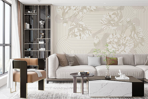 Muted florals with playful patterns. Muted florals with playful patterns.