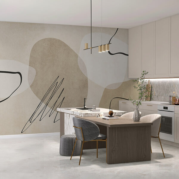 Abstract shapes in neutral tones Abstract shapes in neutral tones