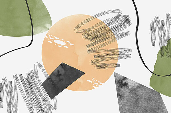 Abstract shapes in vibrant colors. Abstract shapes in vibrant colors.