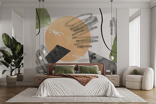 Abstract shapes in vibrant colors. Abstract shapes in vibrant colors.