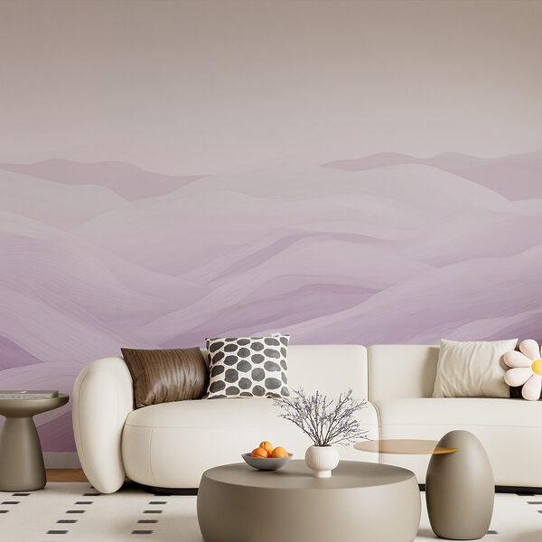 Purple and white landscape Purple and white landscape