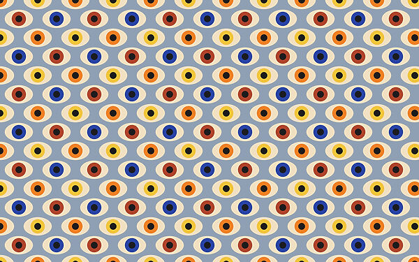 Pattern of colorful eyes Pattern of colorful eyes
